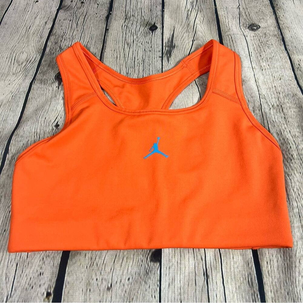 Orange Nike Jordan‎ Jump Man Dri-Fit Sports Bra- Size XS